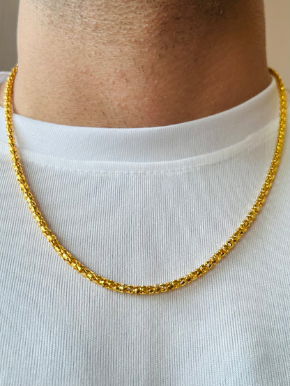 18K Gold - Link Chain For Men