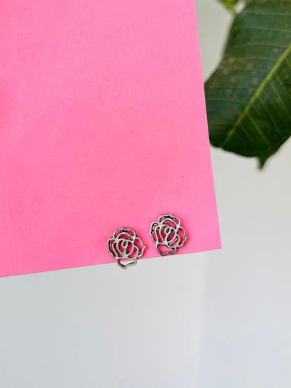 Rose Stud Earrings