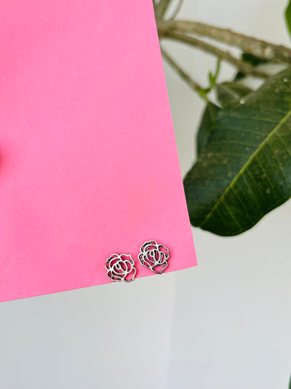 Rose Stud Earrings