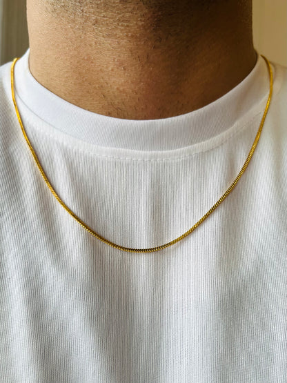 18K Gold - Classic Chain For Men