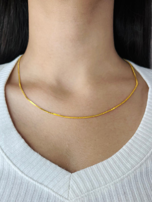 Artificial Gold - Classic Chain For Women