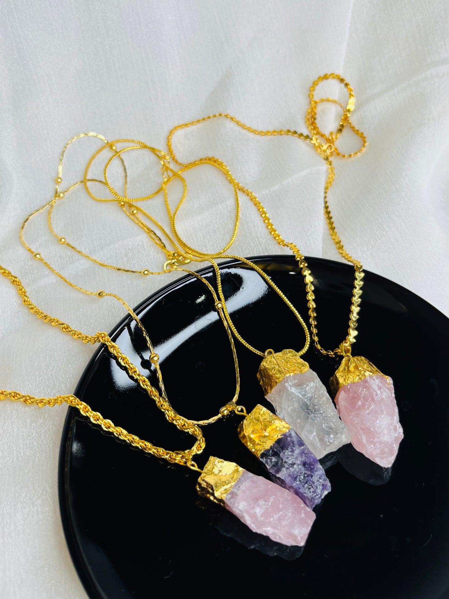 Raw Amethyst Necklace