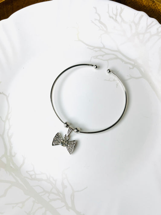 Silver Bow Bracelet