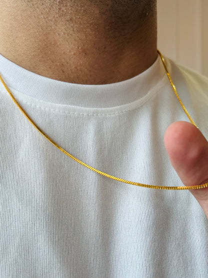 18K Gold - Classic Chain For Men