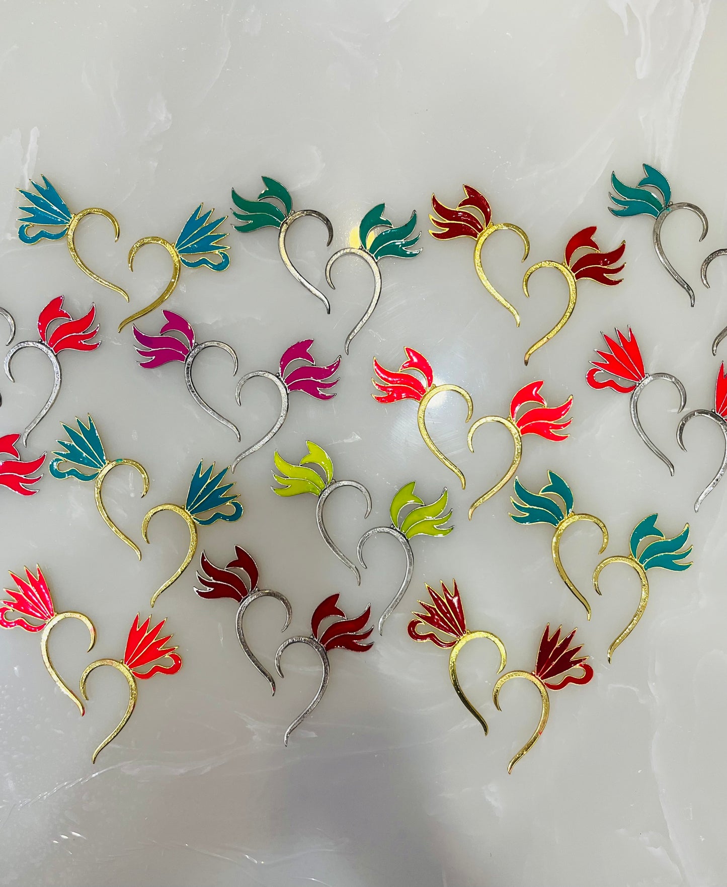 Colorburst Earcuffs - Holi Edition