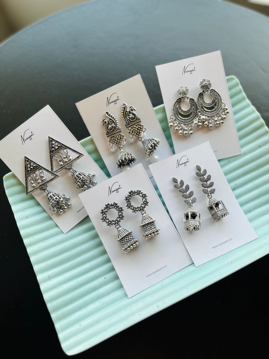 Festive Hamper - Set of 5 Earrings + Free Gift