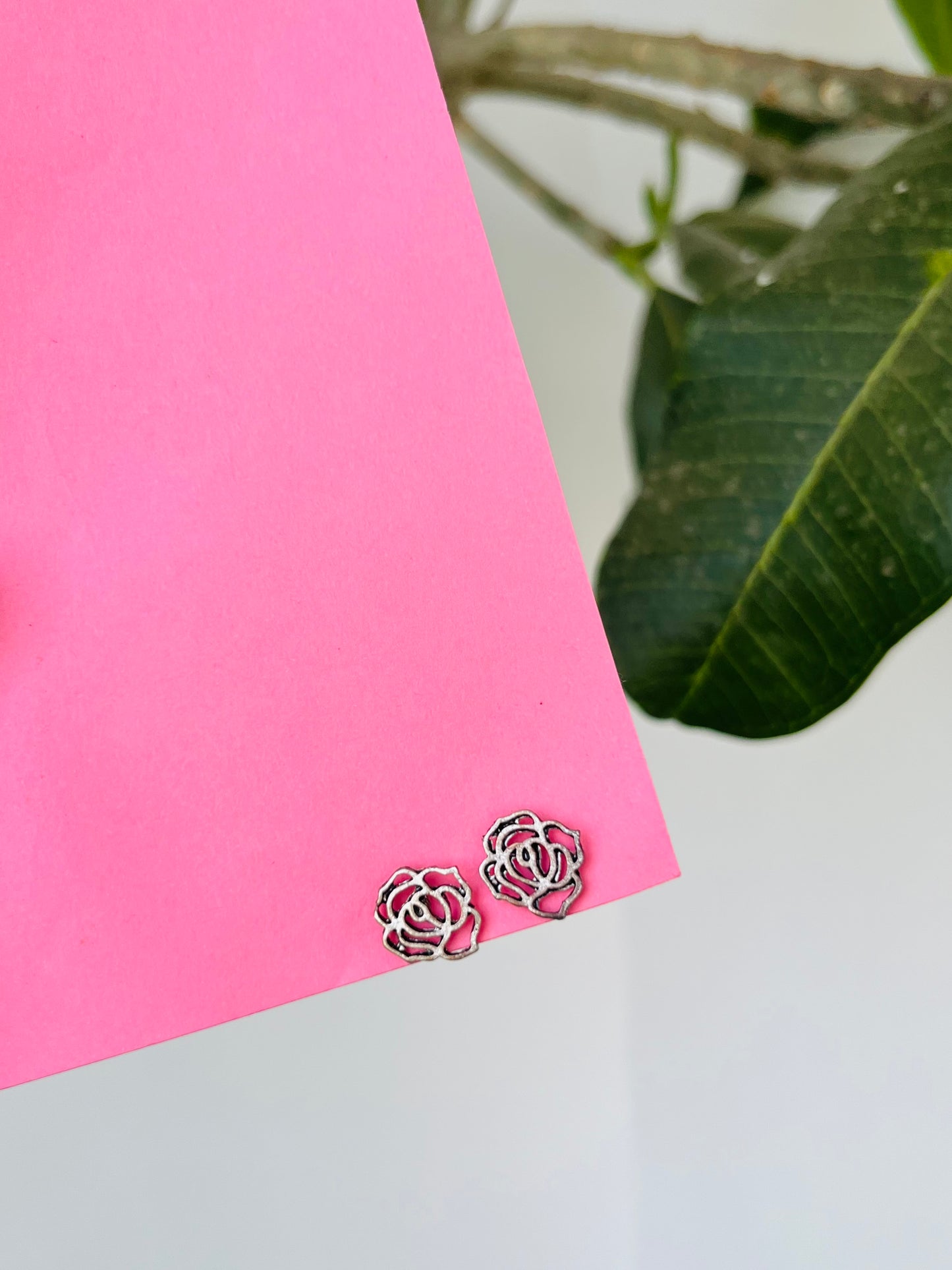 Rose Stud Earrings