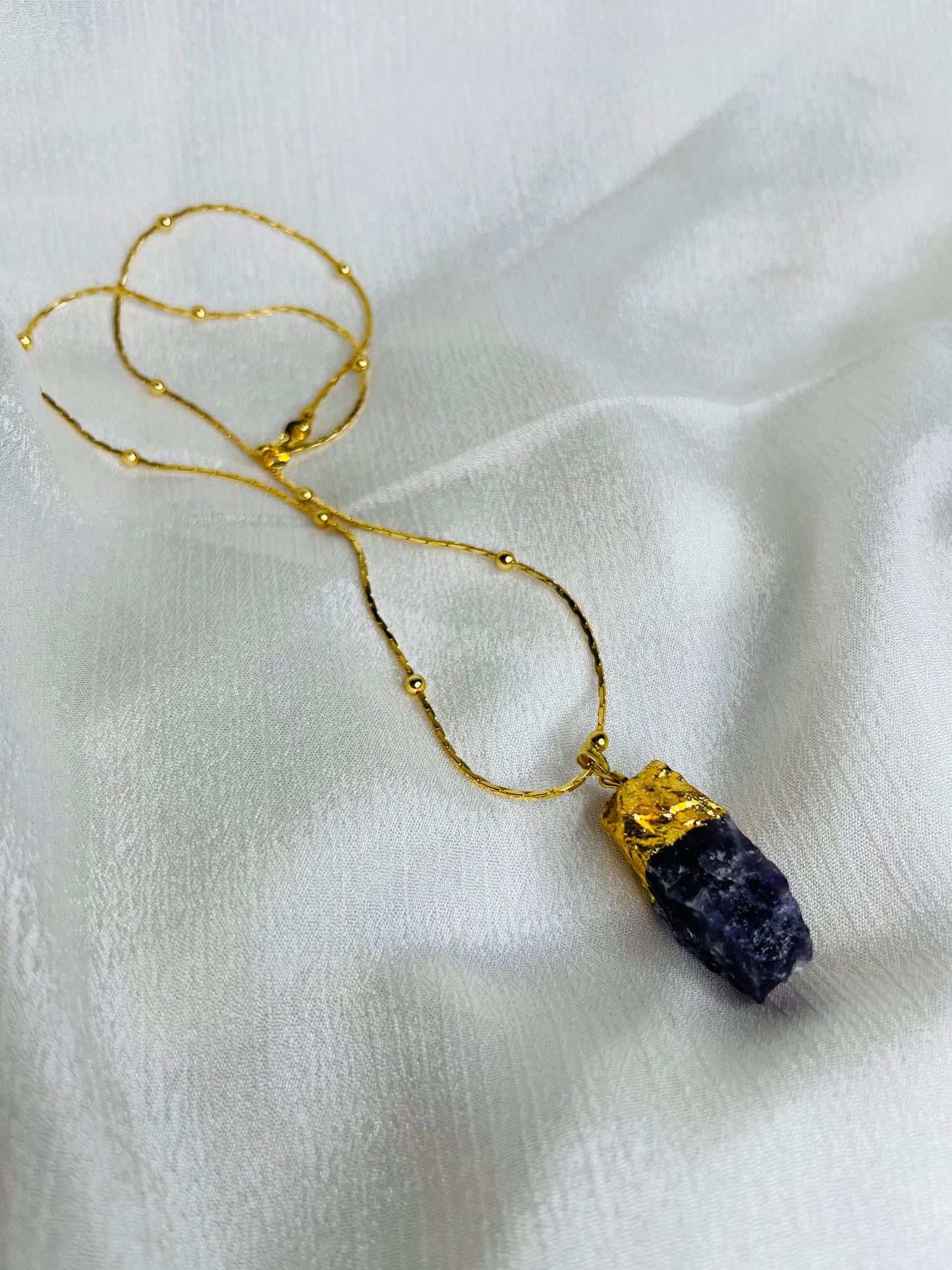 4 Semi-Precious Crystal Necklaces - Gift Set