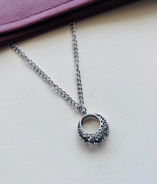 Silver Veil Necklace - Twilight